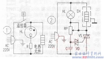 电炒锅的电路原理